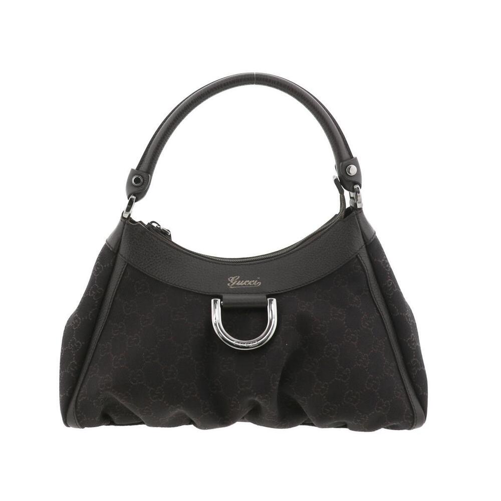 GUCCI GG Canvas Hobo Bag Brown